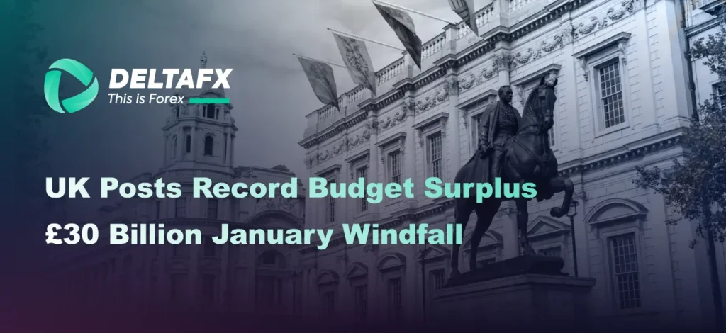 UK Posts Record Budget Surplus