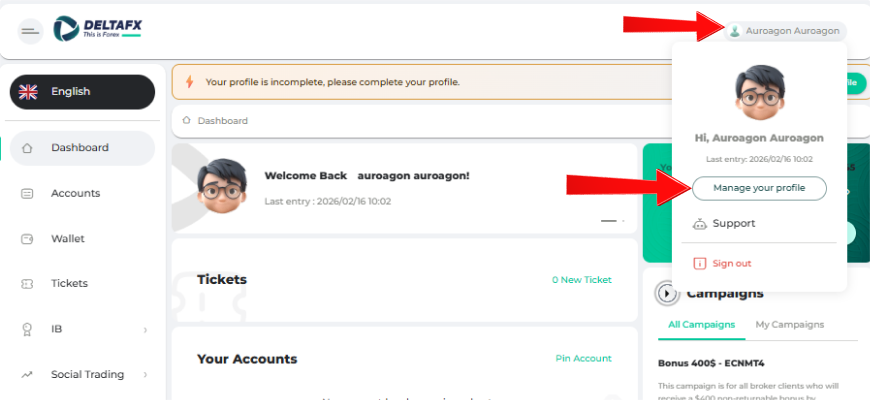 How to Enable Two-Factor Authentication (2FA) on DeltaFX
