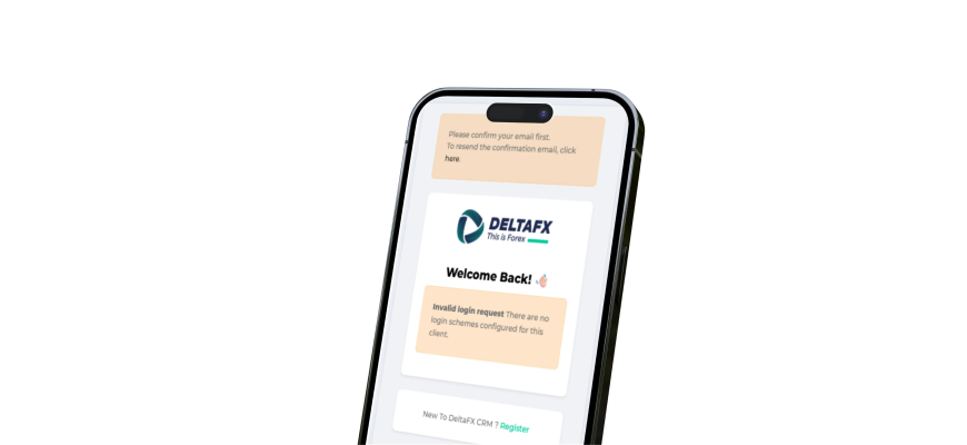 ورود به داشبورد دلتا اف ایکس Log in to the Delta FX dashboard